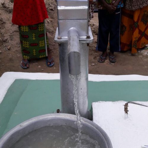 Water well in Ghana