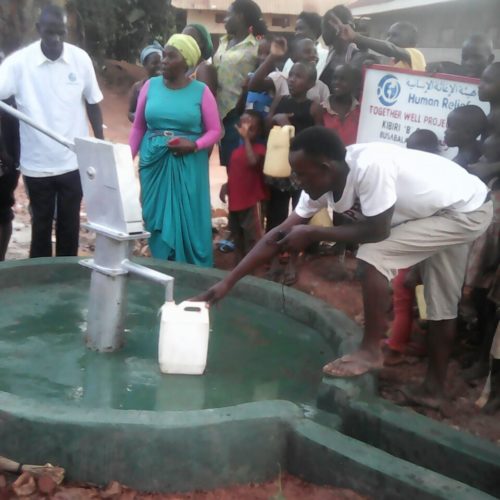 Water well in Uganda